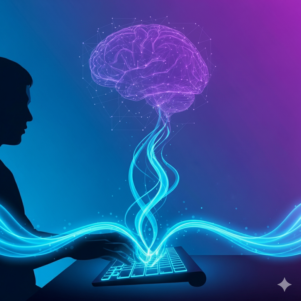 persona interactuando con la inteligencia artificial persona interactuando con la inteligencia artificial